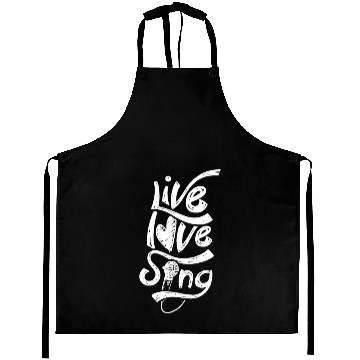 Discover Live Love Sing Singers Singing Singer Song Aprons