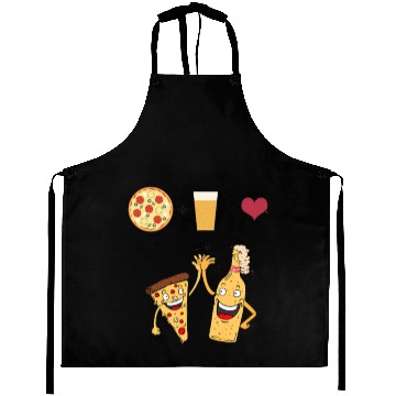 Discover All we need is beer and pizza design Aprons