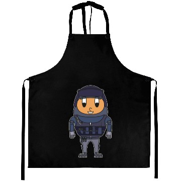 Discover Special-Forces-Policeman Egg Aprons
