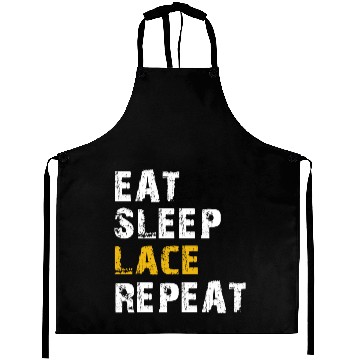 Discover eat sleep lace repeat Aprons