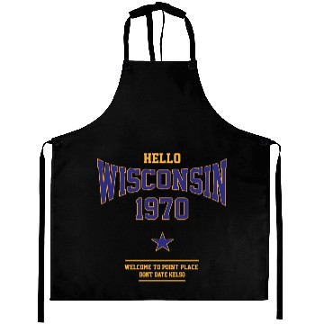 Discover Hello Wisconsin Aprons
