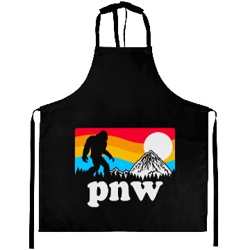 Discover PNW Pacific Northwest Bigfoot Aprons
