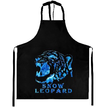 Discover Snow Leopard Aprons