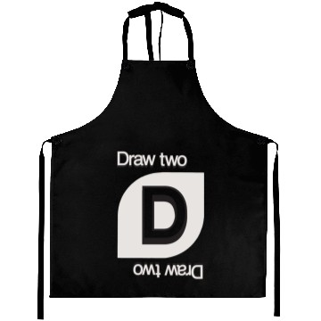 Discover Uno Draw Two Card Aprons