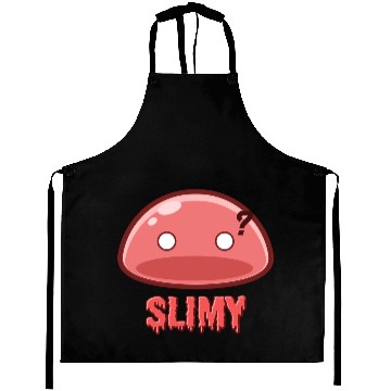 Discover Cute Red Dungeon Slime Monster Weird Anime Aprons