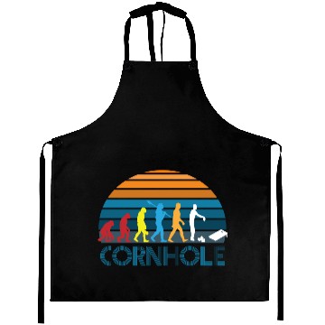 Discover Evolution Cornhole Aprons
