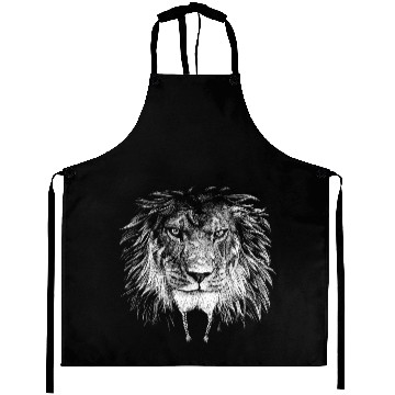 Discover Lion Biker Aprons
