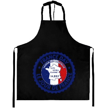 Discover happy bastille day Aprons