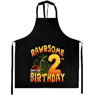 Discover Jurassic Park Rawrsome 2Nd BirthdayGift Aprons