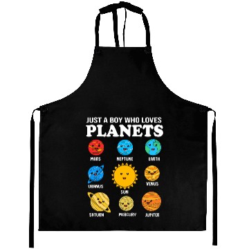 Discover Solar System Science Just A Boy Who Loves Planets Aprons
