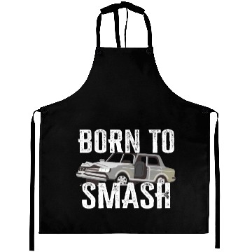 Discover Demo Derby / Demolition Derby Gift : Born to Crash Aprons