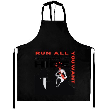 Discover Crimes Mystery ghost face Aprons