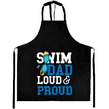 Discover Swimming Swimmer Swim Dad Aprons