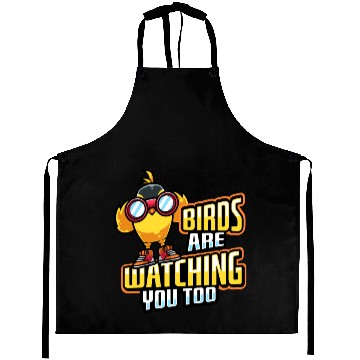 Discover Bird Watching goldfinch Bird Nerd Aprons