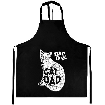 Discover Cat Dad Aprons