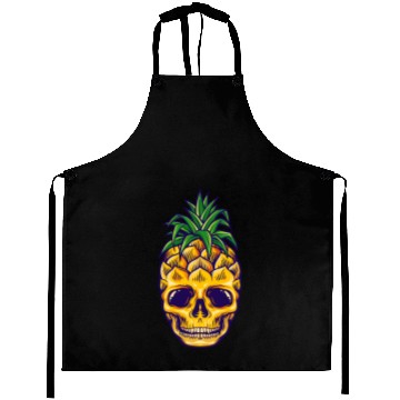 Discover Tropical Pineapple Skull Aprons