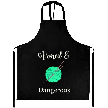 Discover Armed & Dangerous Knitter Aprons