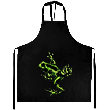 Discover Green poison dart frog Aprons
