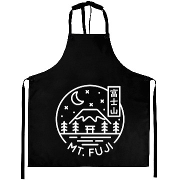 Discover Mount Fuji Night Aprons