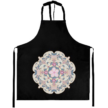Discover Madagascar periwinkle mandala Aprons