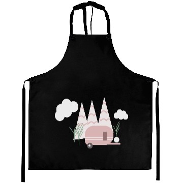 Discover Cute Pink Camper with Plant Aprons