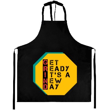 Discover Get Ready It's A New Day Aprons