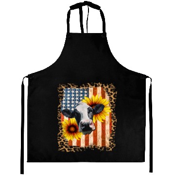 Discover Cow USA with sunflower Aprons
