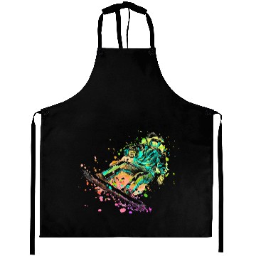 Discover Snowboard Snowboarding Snowboarder Aprons