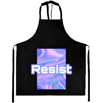 Discover Resist "purple color" Aprons