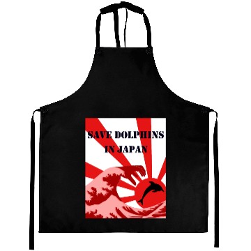 Discover Save Japan Dolphins Aprons