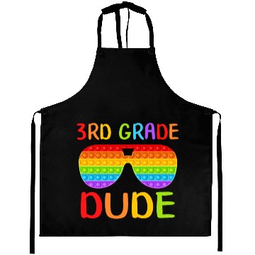 Discover Back To School Aprons, 3rd Grade Dude, Sunglasses