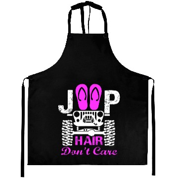 Discover Jeep Hair Don't Care Aprons