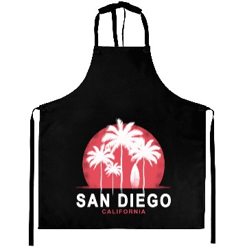 Discover San Diego California United States Aprons