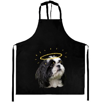 Discover holy shih tzu Aprons
