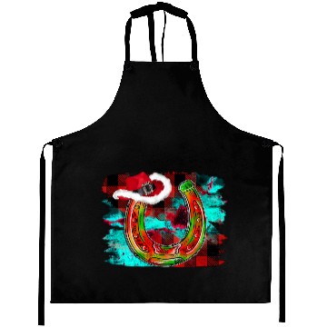Discover Christmas Horseshoe Aprons