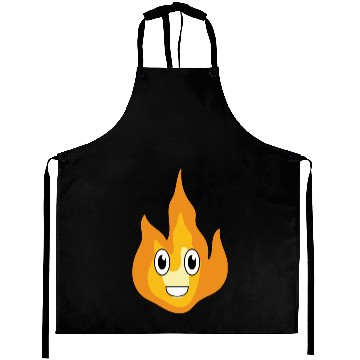 Discover Fire Calcifer Painting a Demonic Artwork Fan Aprons