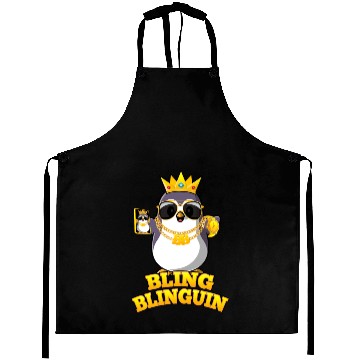 Discover Bling Blinguin Pinguin Aprons