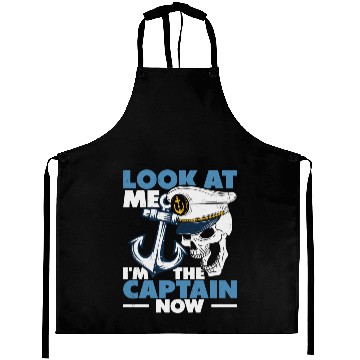 Discover Captain Boat Lovers Fishermen Sailing Boating Aprons