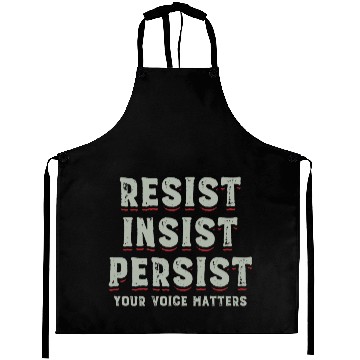 Discover Persist Insist Resist Elections Protest Rally Baseball Jackets Aprons
