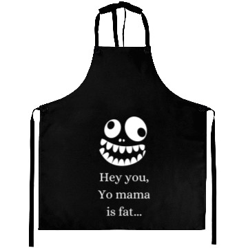 Discover Funny quote, goofy joke face Aprons