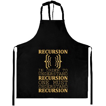 Discover RECURSION One Must Understand Science Puns Gifts Aprons