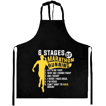 Discover Marathon Running 6 Stages of Marathon Running Aprons