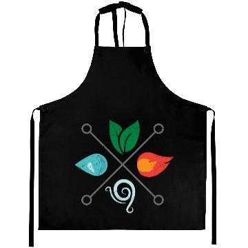 Discover Symbol Four Elements Earth Airt Fire Water Gift Aprons