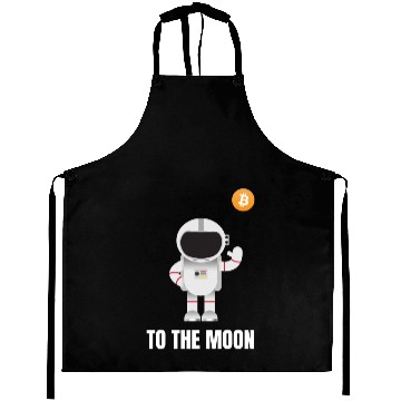 Discover Bitcoin to the Moon Present BTC Gift When Lambo Aprons