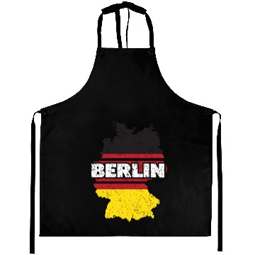 Discover Berlin Germany Black Red Gold Aprons