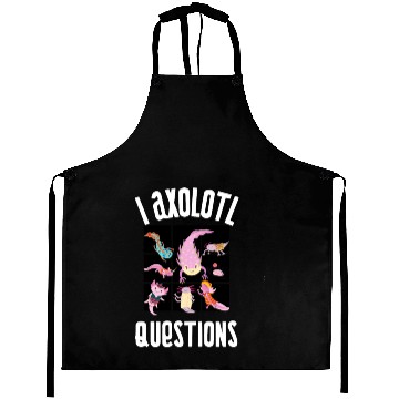 Discover I AXOLOTL QUESTIONS Aprons