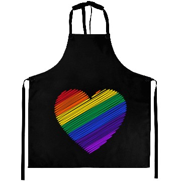 Discover Rainbow heart Aprons