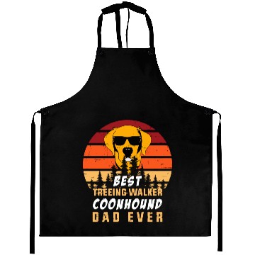 Discover Best treeing walker coonhound dad ever Aprons