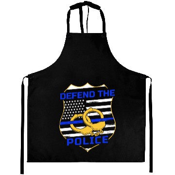 Discover Police Officer Support Pro Cop Defend The Police Aprons
