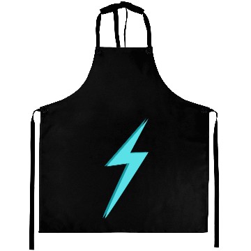 Discover Lightning Bolt Blue Aprons